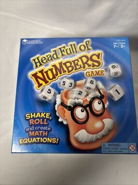 Learning Resources Head Full Of Numbers Math Game Sealed